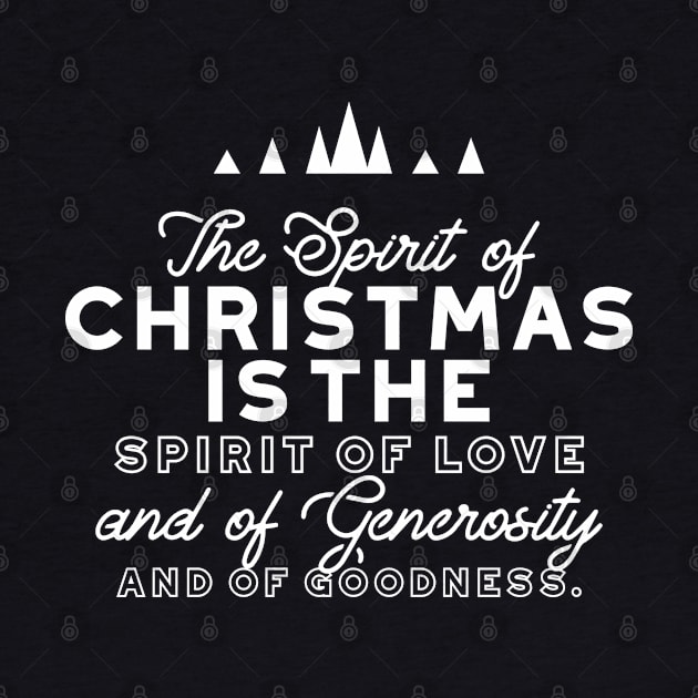 Spirit of Christmas Quote II by FlinArt